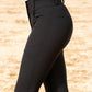 Amber Quilt Trim Breeches - Black NEW STYLE